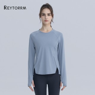 Reytorrm Baju Olahraga Wanita Lengan Panjang Kaos Gym Sports CX002