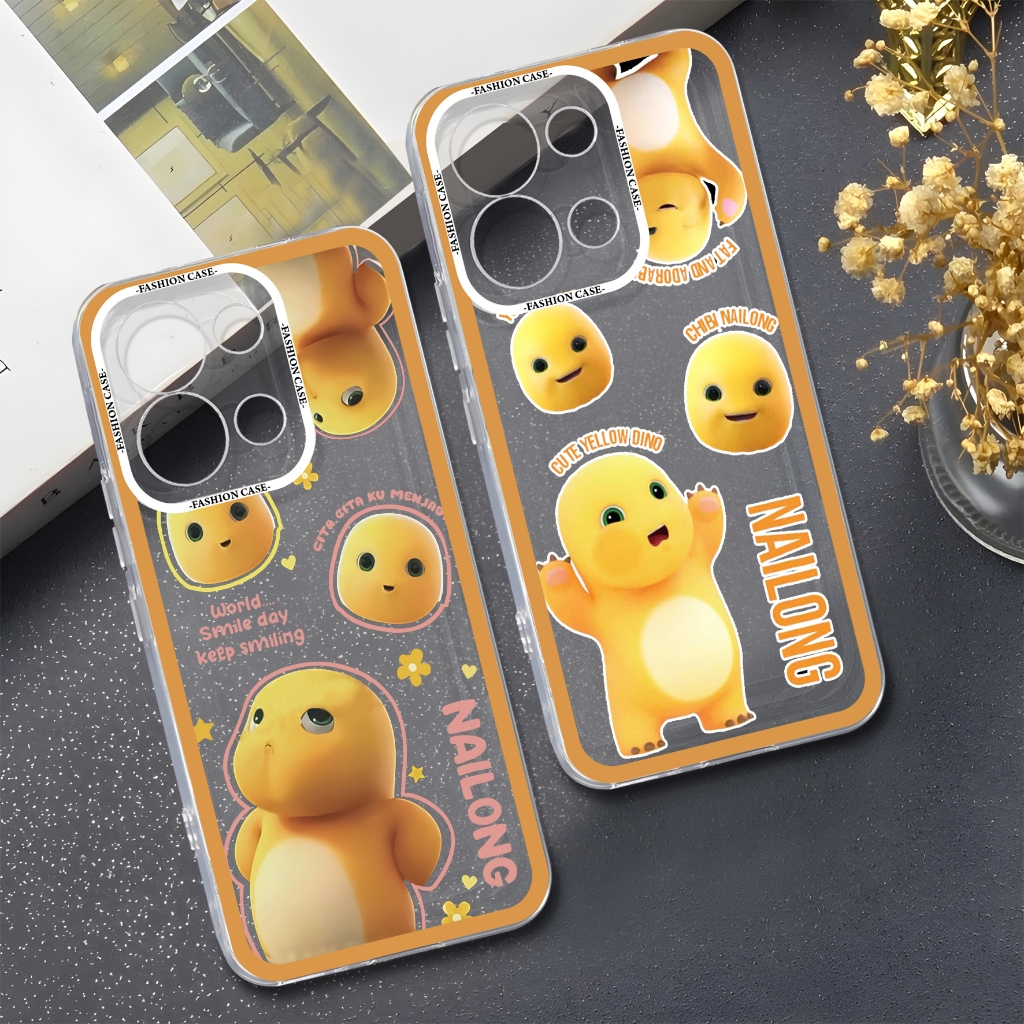 RY677 Nailong Clear Case Redmi 15C 2025 - Redmi 15C Softcase Silicone Casing Clear Case ล่าสุด