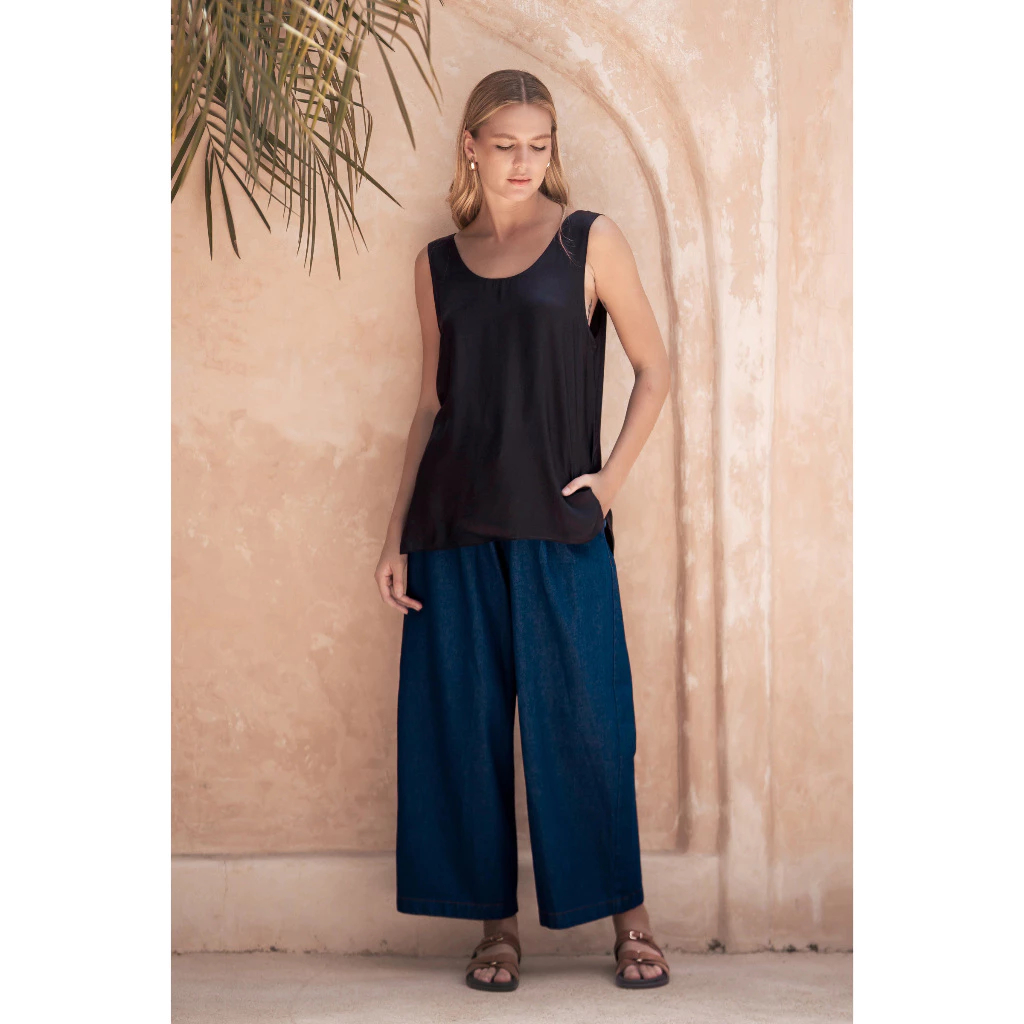 Kivee - เสื้อ Zuzu / ด้านในของผู้หญิง / เสื้อ Silky