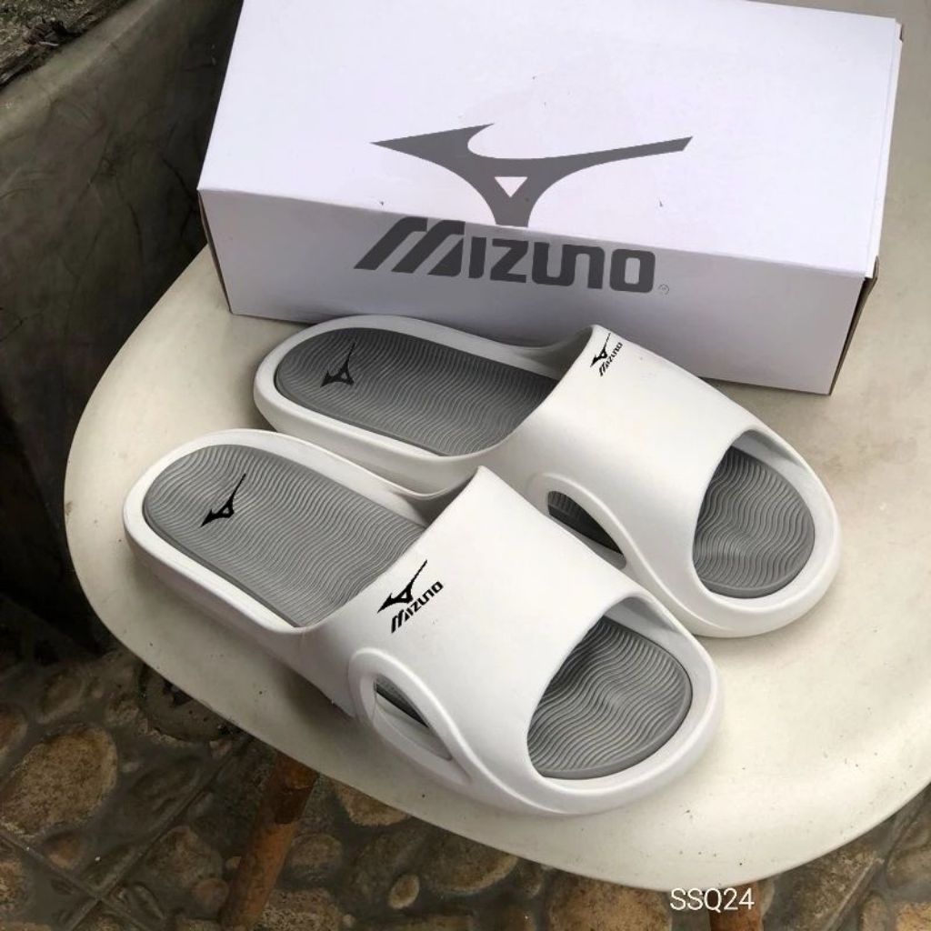 MIZUNO รองเท้าแตะ มิซูโน่ เลอะเทอะ รองเท้าแตะยางกันลื่น