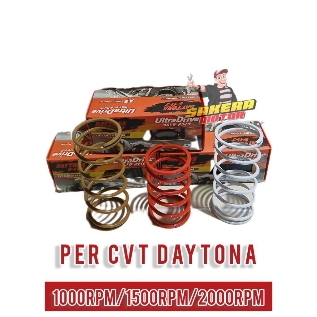 PER CVT DAYTONA MIO CARBON ORIGINAL RACING 1000RPM/1500RPM/2000RPM