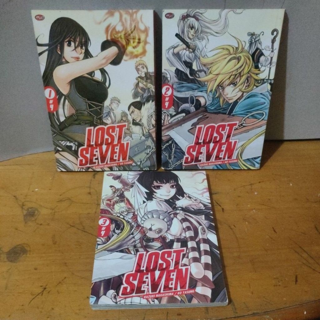 การ์ตูน M&C! " LOST SEVEN " NUMBER: 1 - 3 เชื่อมต่อโดย: KAZUKI NAKASHIMA