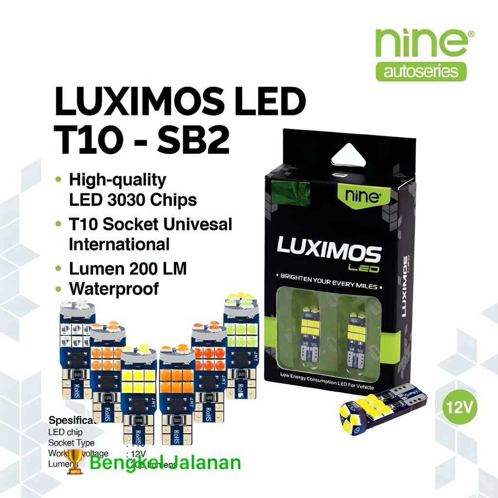 MATA ORIGINAL SB2 T10 ไฟ Led Twilight 15 ตาชิป CSP SB2 - NINE AUTOSERIES