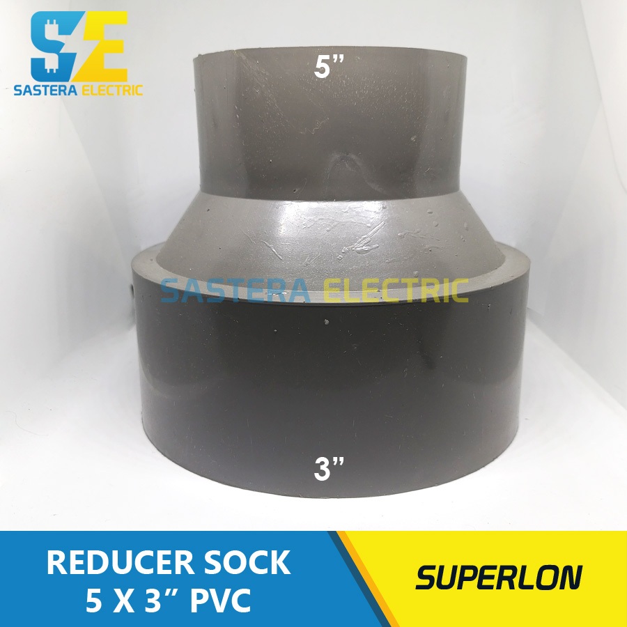 Vlok Sock 5 x 3" นิ้ว PVC Superlon / ถุงเท้าลด 5 x 3" นิ้ว D / Verlop 3 x 5" / ลด 5 x 3"