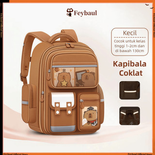 Feybaul Tas sekolah anak-anak Kapibara Tas sekolah anak-anak impor Tas punggung tahan air untuk anak-anak C004