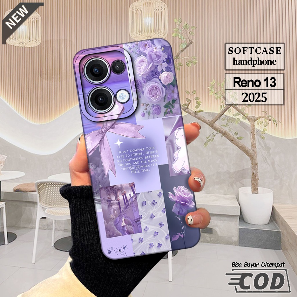 เคส Oppo RENO 13 5G 2025 - เคส Oppo RENO 13F 4G/5G 2025 - เคสซิลิโคนสีดําสุดเท่ ยืดหยุ่น ใส
