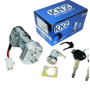 IGNITION KEY ASSY SET ด้านหน้าและที่นั่งสําหรับ BEAT CARBON KVY KNZ BRAND: KNZ