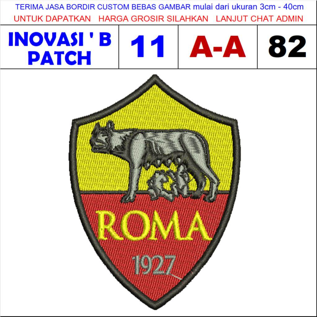 อิตาลี AS ROMA SERIE-A FOOTBALL LOGO EMBROIDERY PATCH (A82)