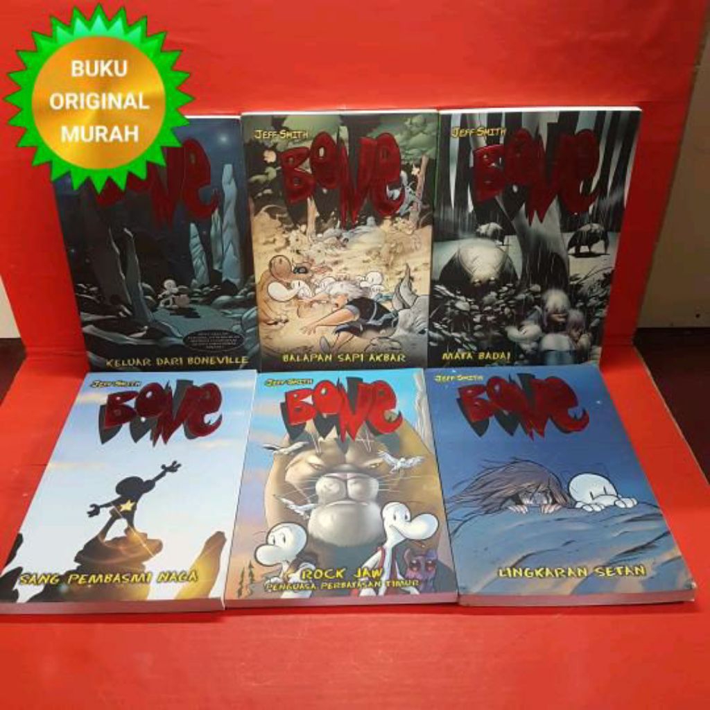 Jeff smith Bone Comic 1-7 ลบเบอร์ 6 มีแค่ 6 เล่ม