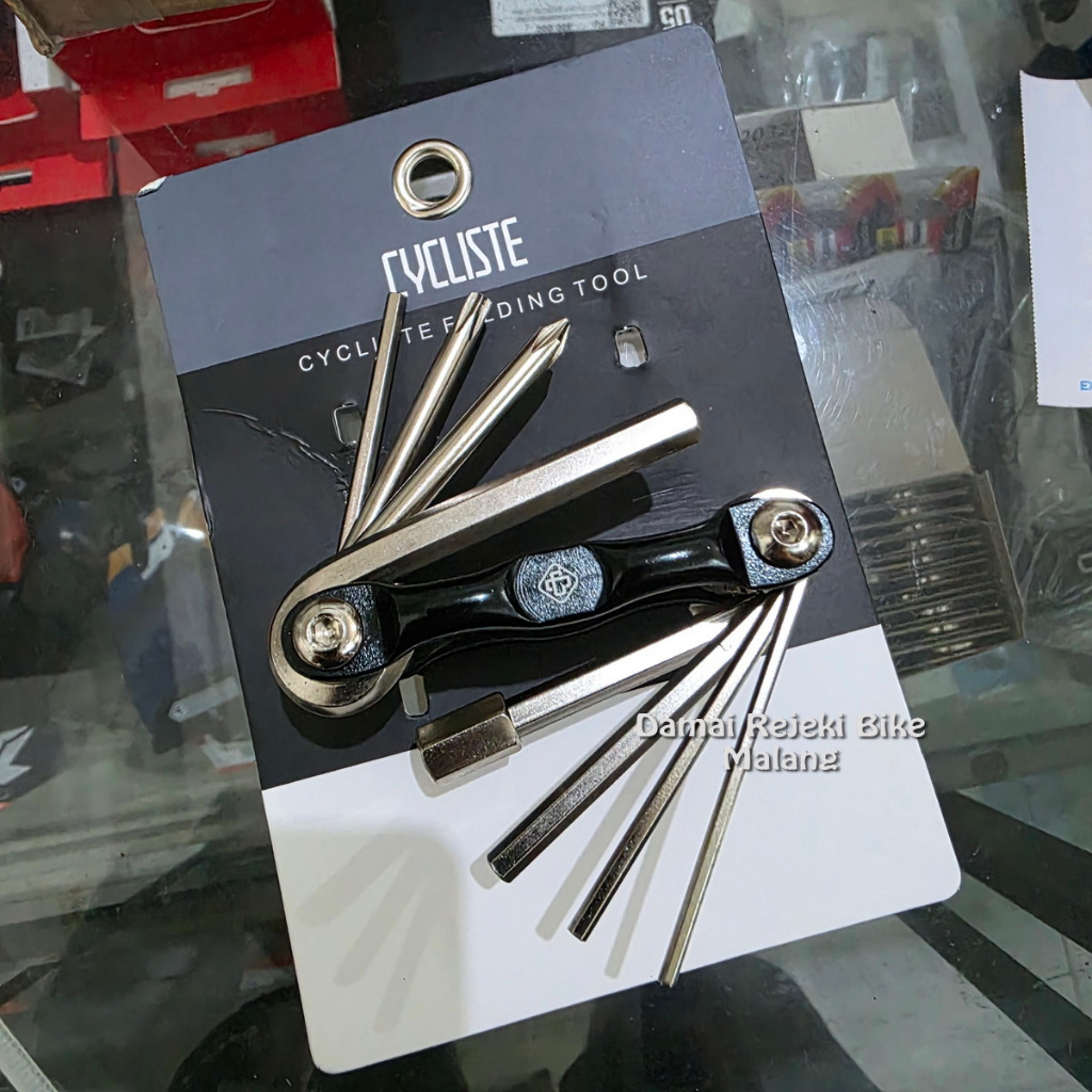 เครื่องมือพับ Cycliste Force 9F - ชุดเครื่องมือพับสําหรับจักรยาน