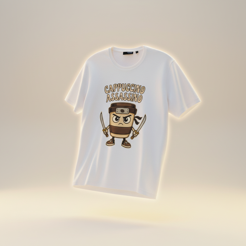 KATUN SP Childrens Cappuccino Assassin T-Shirt, 30s Combed Cotton, Unisex Fashion All