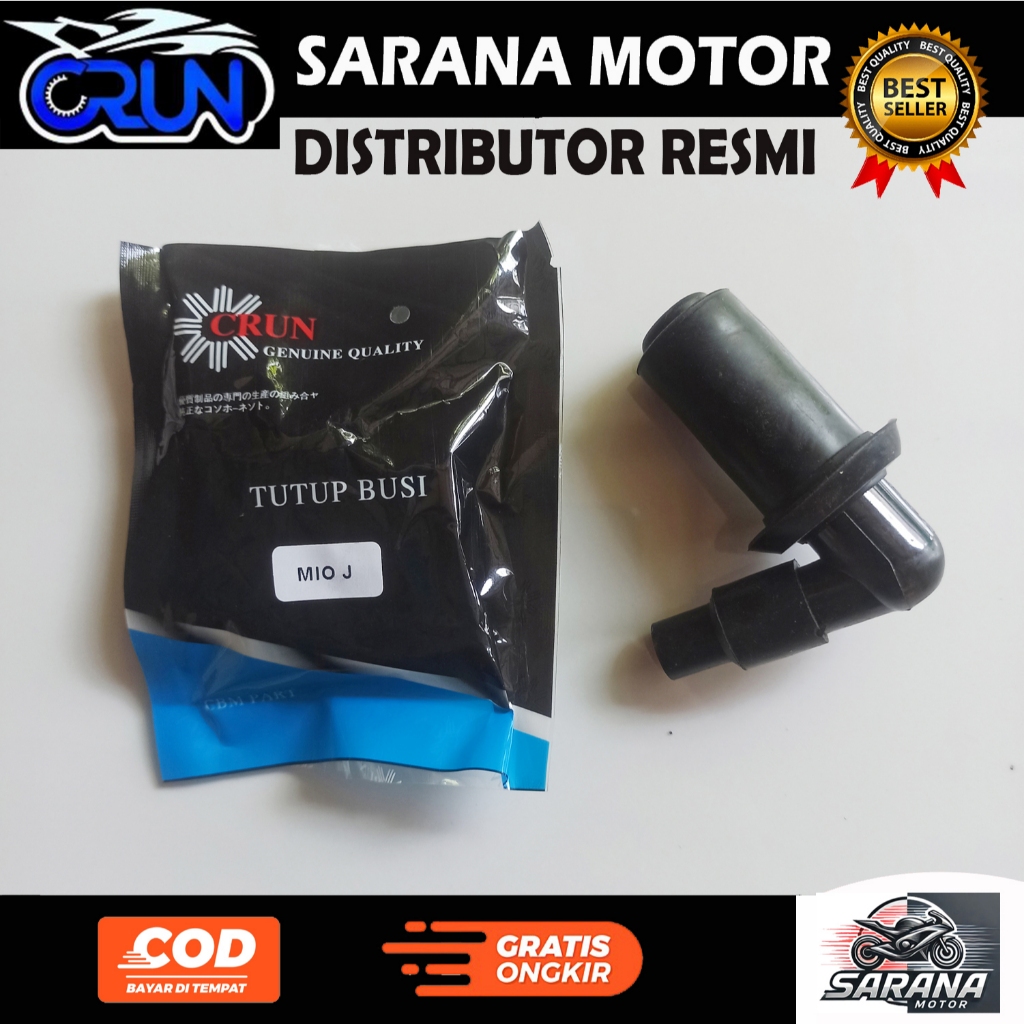 CRUN SPARK PLUG CAP MIO J. YAMAHA SOUL GT XRIDE MIO M3 54P 1KP 2PH SPARK PLUG