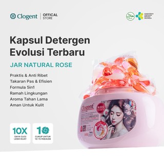 CLOGENT Detergent Kapsul 5in1 Laundry Pods Aroma Lavender Rose Ebony 10X Daya Super Bersih Noda