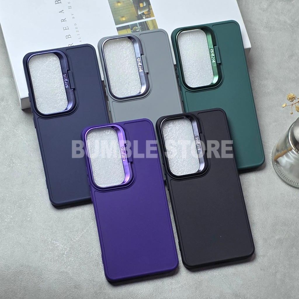 เคส Vivo V50 5G เคส Vivo V50 Lite เคส Macaron Stand เคสกล้อง Flannel Standing - Bumble