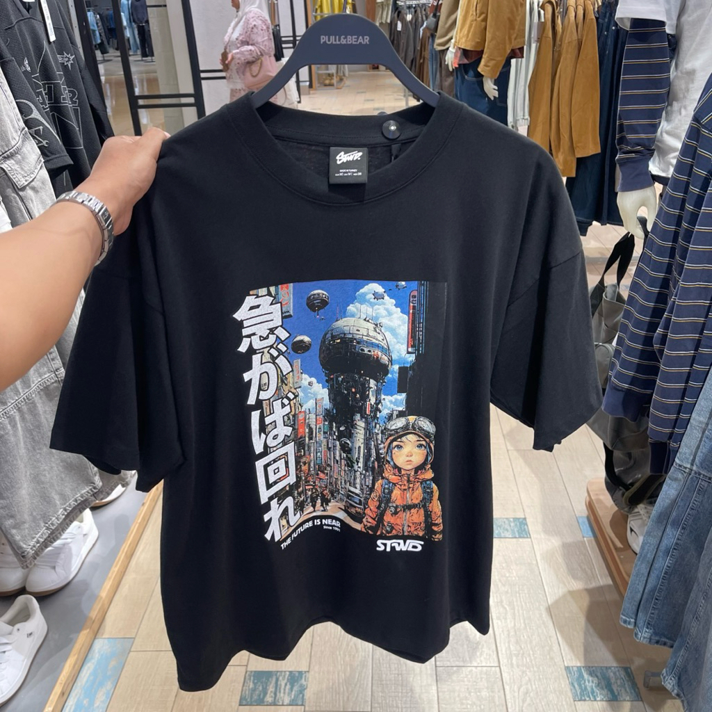 Stwd PULL&BEAR MENS T-shirt Jastip (บริการร้านค้าส่วนตัว)