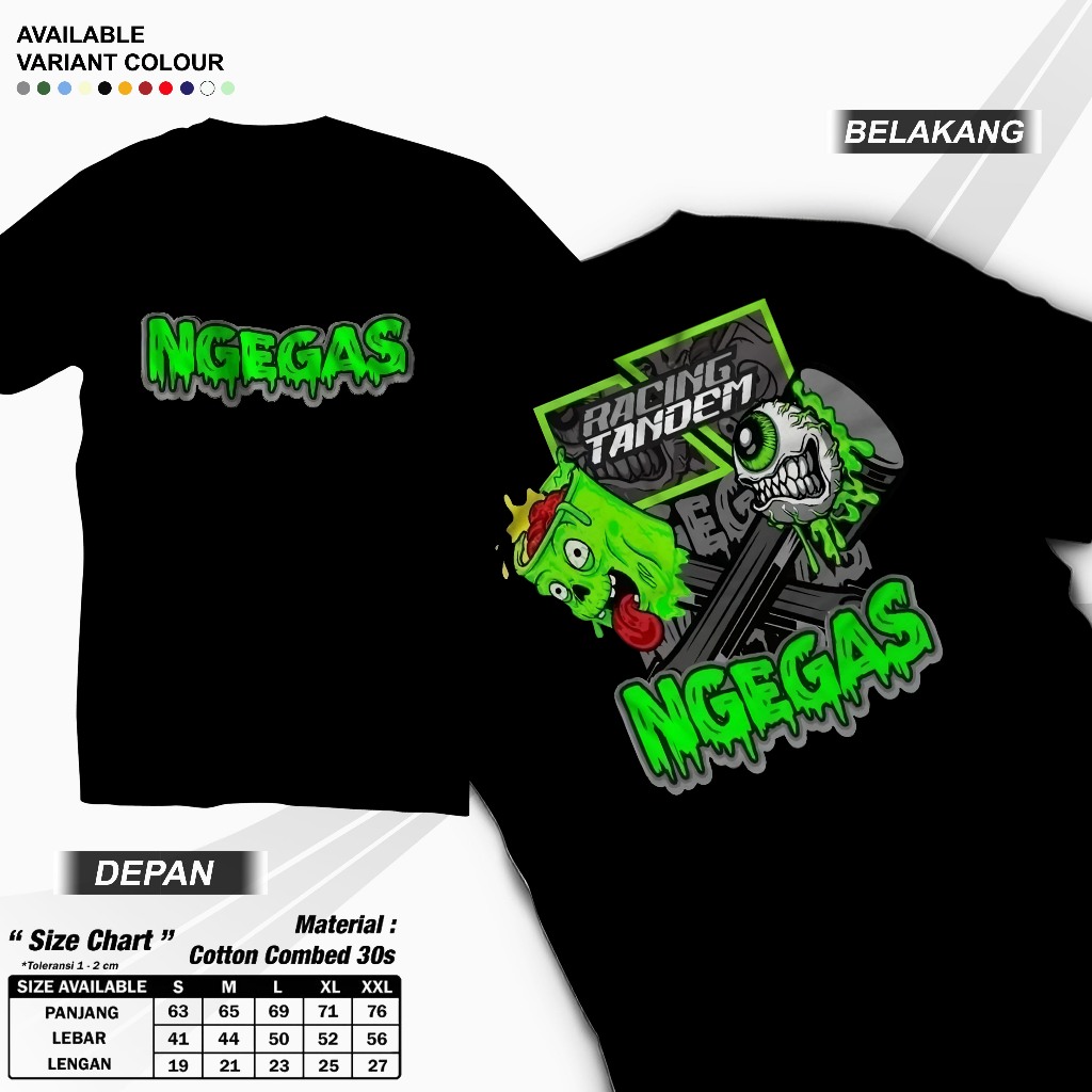 เสื้อยืด Racing Nggas, Tandem Ngas - เสื้อยืด Distro พร้อม Ngas Racing Tandem Ngas - เสื้อยืดผู้ชายแ