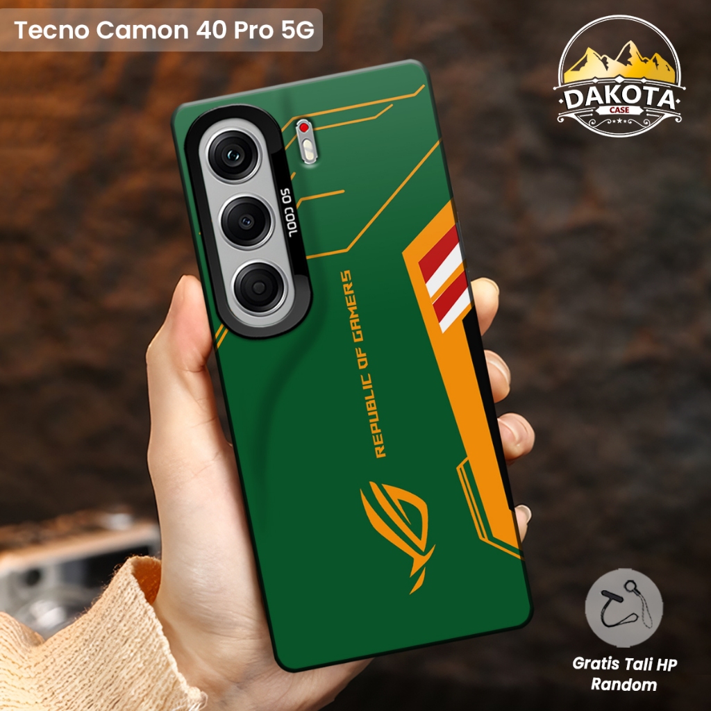 เคส IMD Tecno Camon 40 4G / Camon 40 Pro 5G Motif Game R0G | Softcase Accessories IMD Hybrid Premium