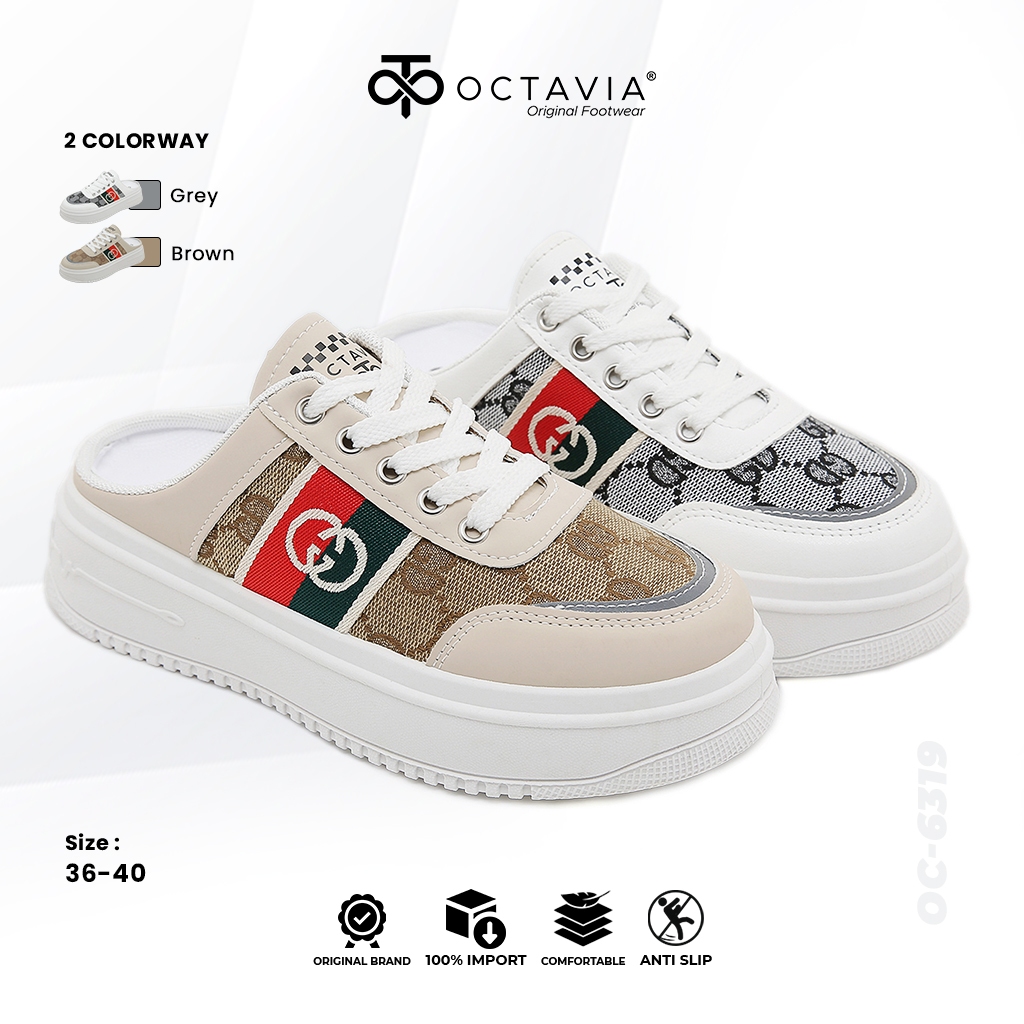 รองเท้าเวดจ์แบบสวมสําหรับผู้หญิง OCTAVIA OC-6319