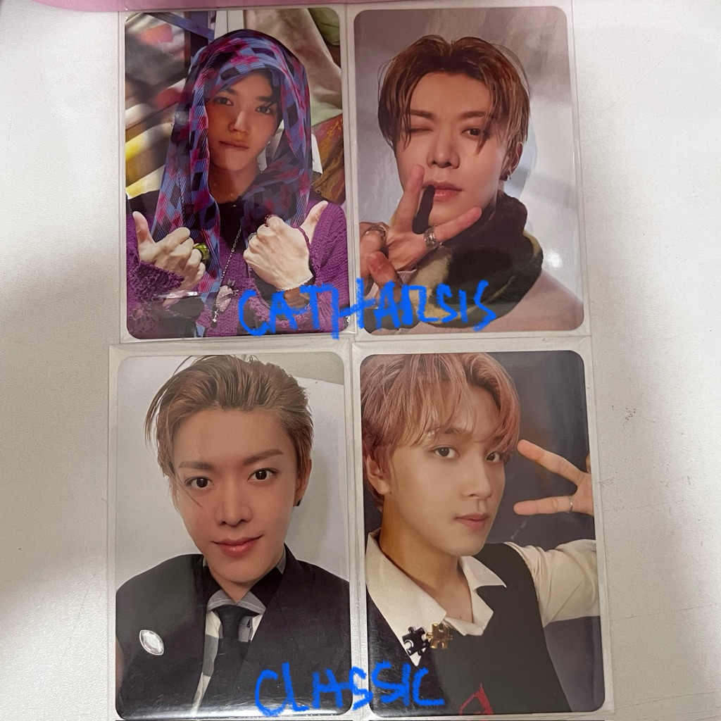 OFFICIAL - Photocard NCT 127 Catharsis ที่ชื่นชอบ Classic Taeyong Yuta Haechan