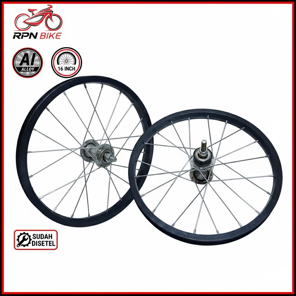ขอบจักรยานเด็ก ALLOY BMX BIKE RIMS / 16 นิ้ว ตั้งซี่ลวดแล้ว