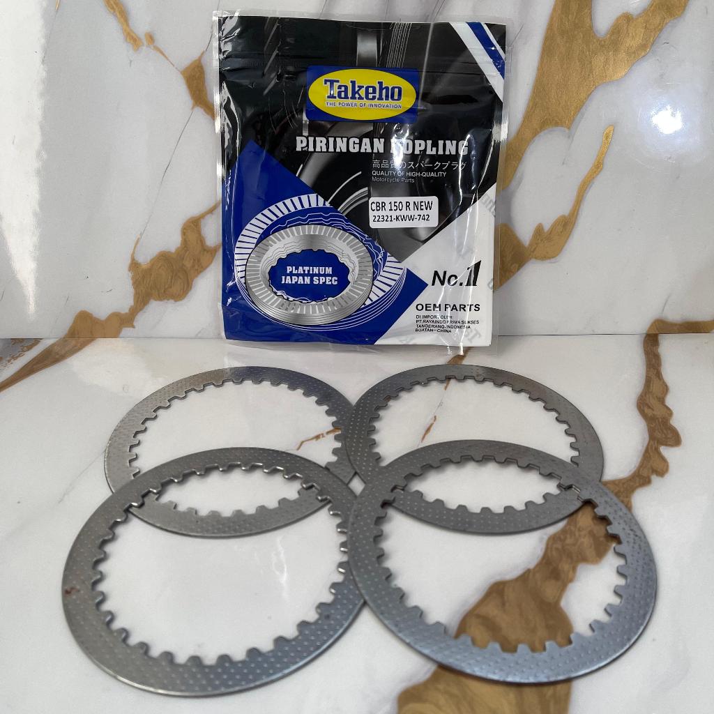 NEW CBR 150 R CLUTCH DISC (4 ชิ้น/เซ็ต) (22321-KWW-742) ยี่ห้อ TAKEHO