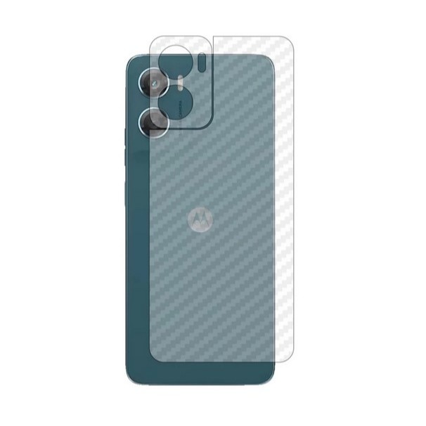 Anti-Fungus Motorola G06 Power Garskin Carbon Anti-Scratch Back Skin Back 3D ฝาครอบโทรศัพท์