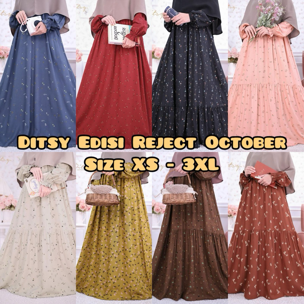 DITSY NIGHTGOWN REJECT EDITION OCTOBER 2025 XS - 3XL