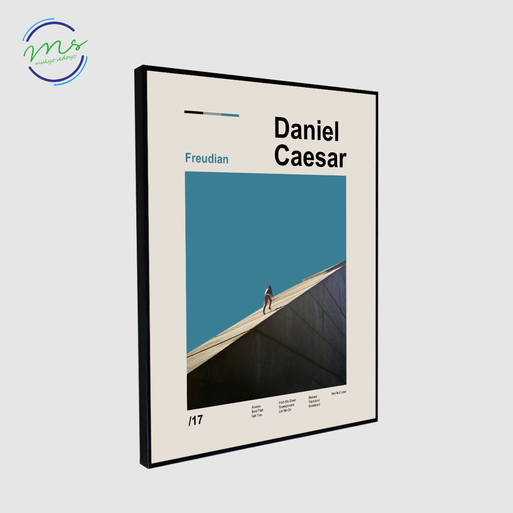 โปสเตอร์ Daniel Caesar - อัลบั้มปก Freudian Frameblock