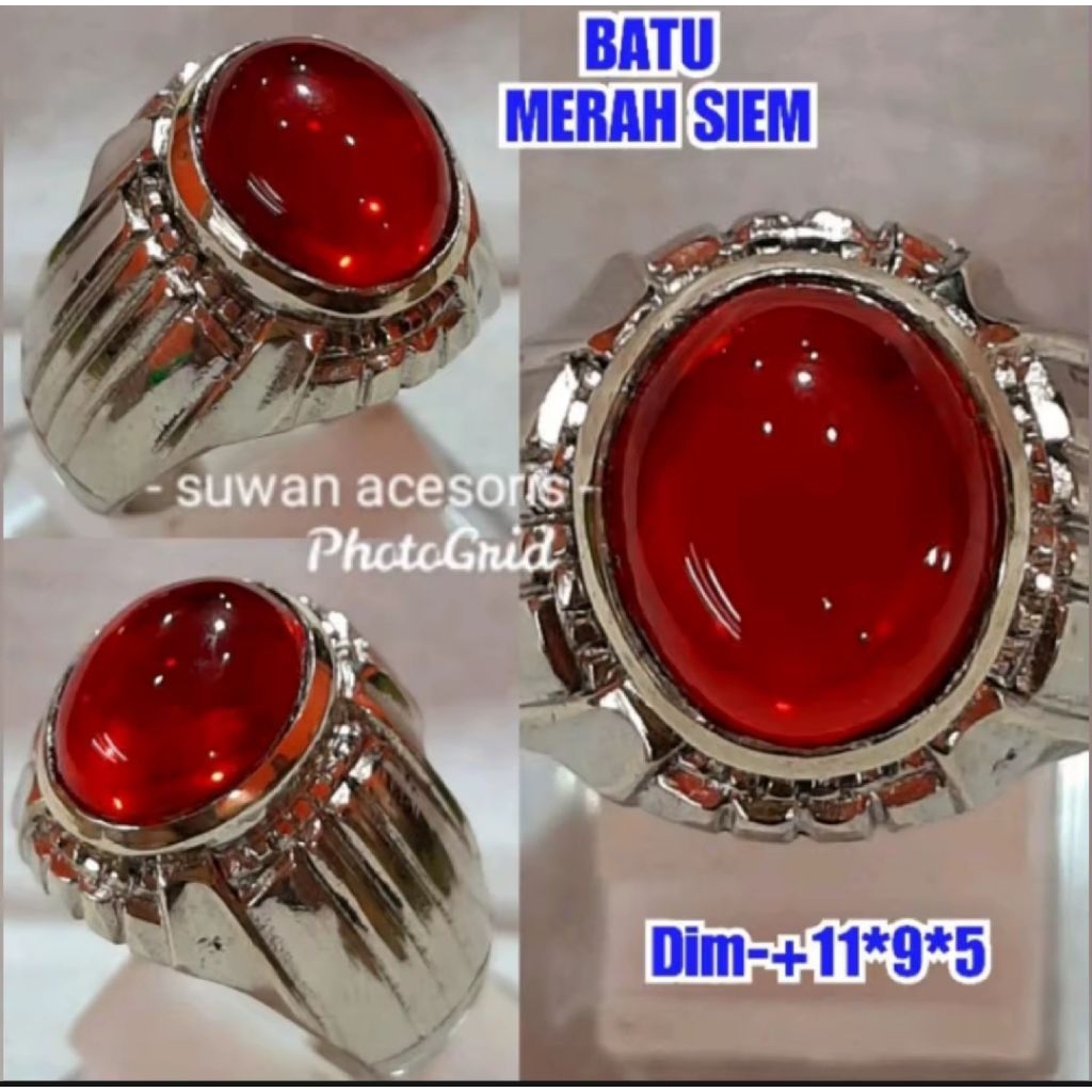 MERAH BANGKOK SIEM RED GEMSTONE