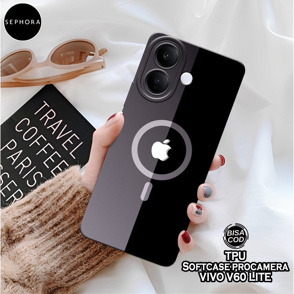 เคส HP ล่าสุด VIVO V60 LITE 2025 - เคสแฟชั่นโลโก้ IP - Softcase VIVO V60 LITE 2025 - เคสกล้อง Pro - 