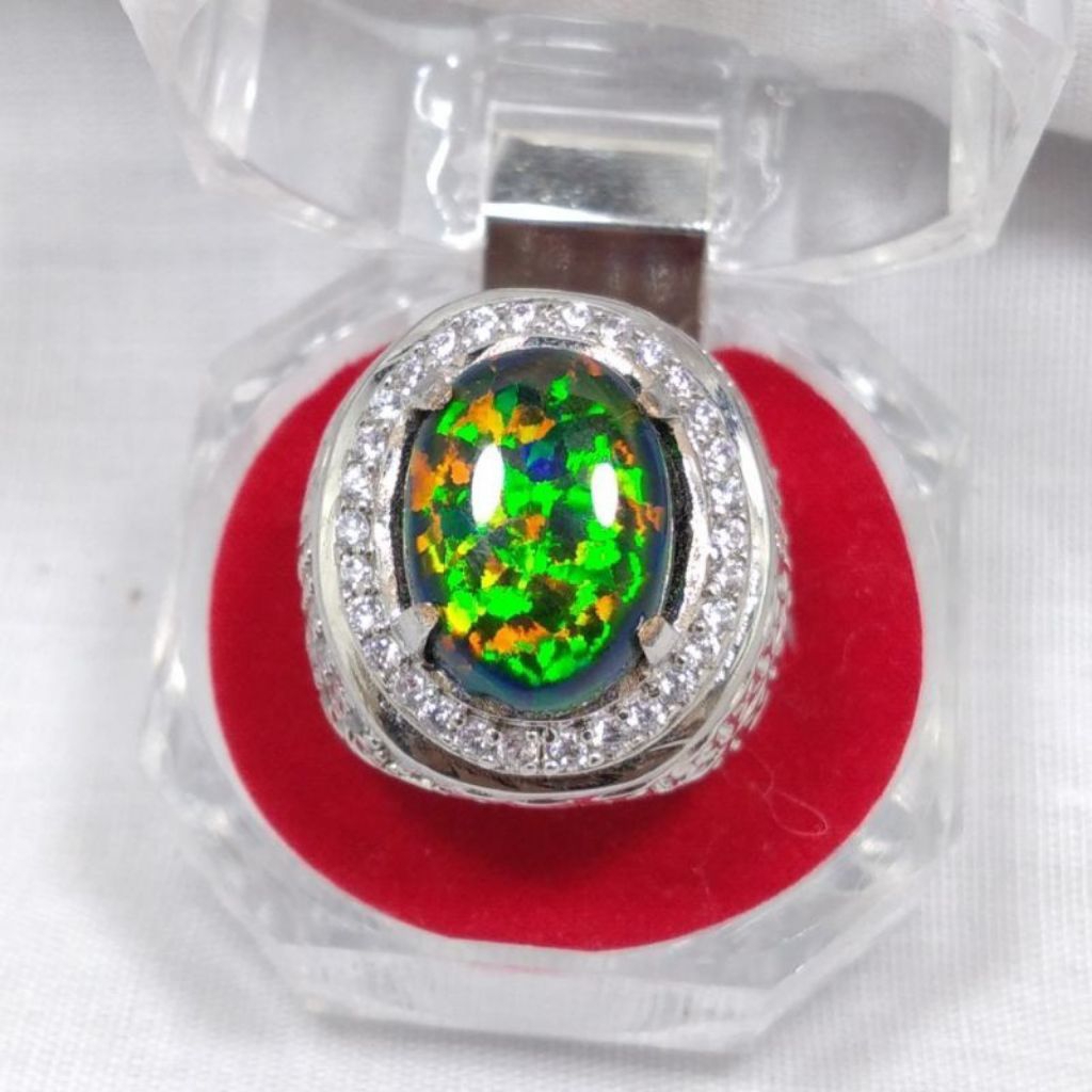 AUSSY BLACK OPAL STONE TOP JARONG ORIGINAL CHATAM