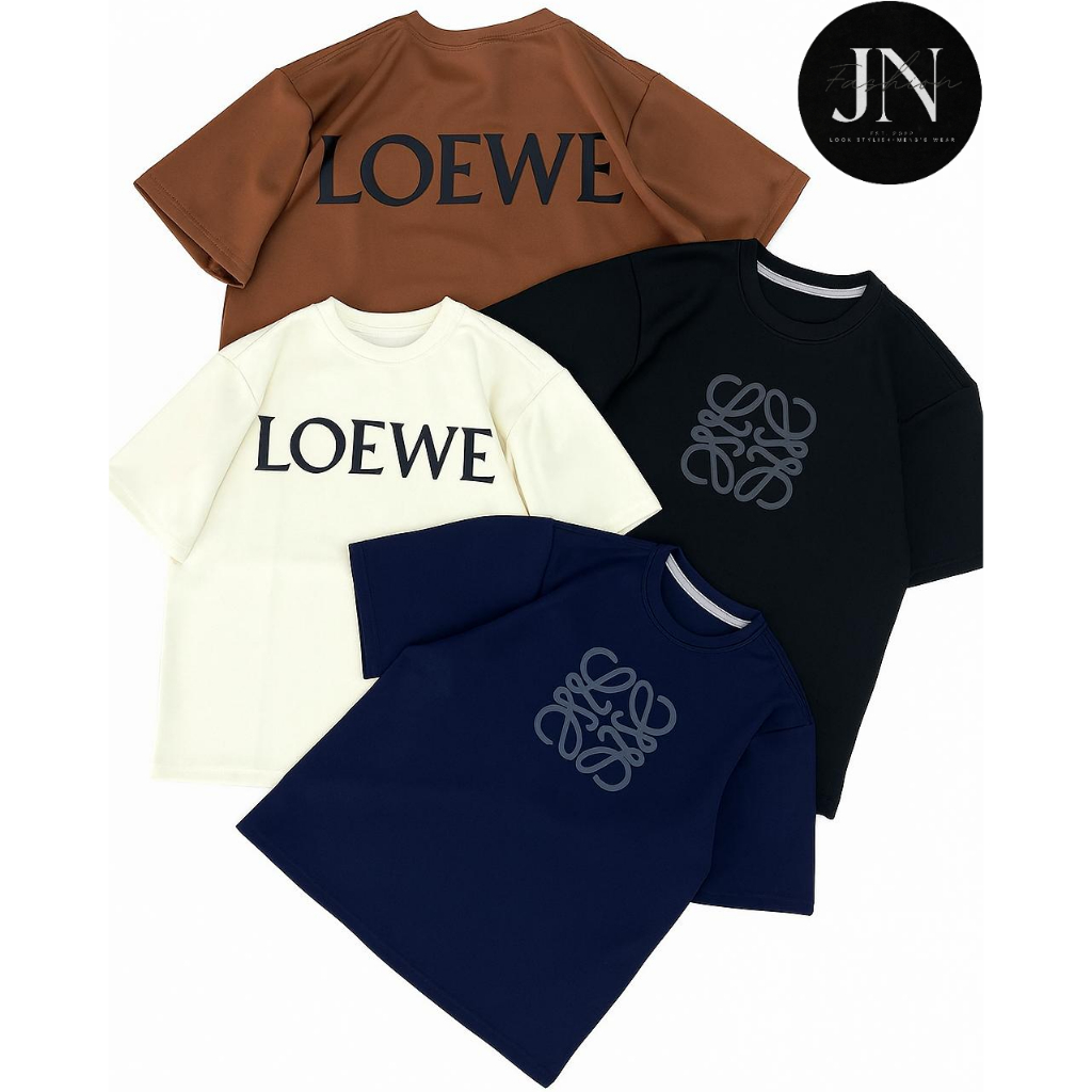 JN-FASHION | L0EWE นําเข้าเสื้อยืดชาย Oversize - เสื้อยืด Premium Oversize - Premium นําเข้า Scuba K
