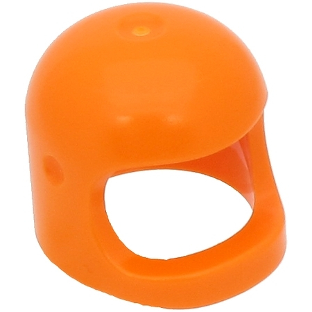 Lego Parts - 50665 - Orange Minifigure, Headgear Space / Town พร้อมสายคางหนา - พร้อม Visor Dimples (