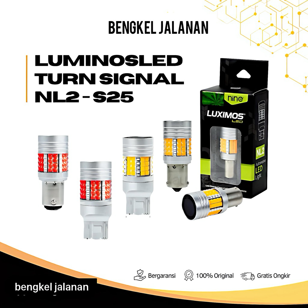 NINE LUXIMOS NL2 30W EXTREME BRIGTH รถ TURN SIGNAL/BRAKE ไฟพร้อมพัดลม