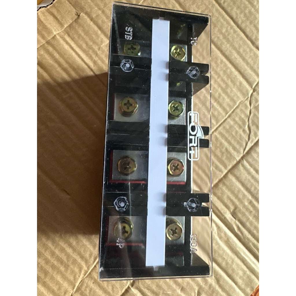 4 POLE 100 CAMPER BLOCK TERMINAL