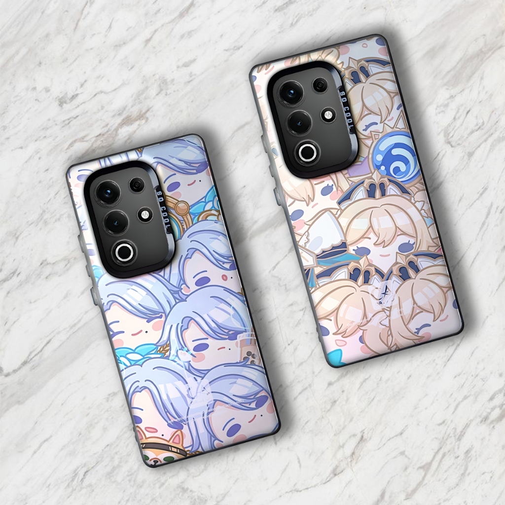 RN39 Genshin Chibi Case Itel series ใช้งานร่วมกับ Itel S25 Ultra S25 S23 A50 A60 A60S A70 A80 4G CIT