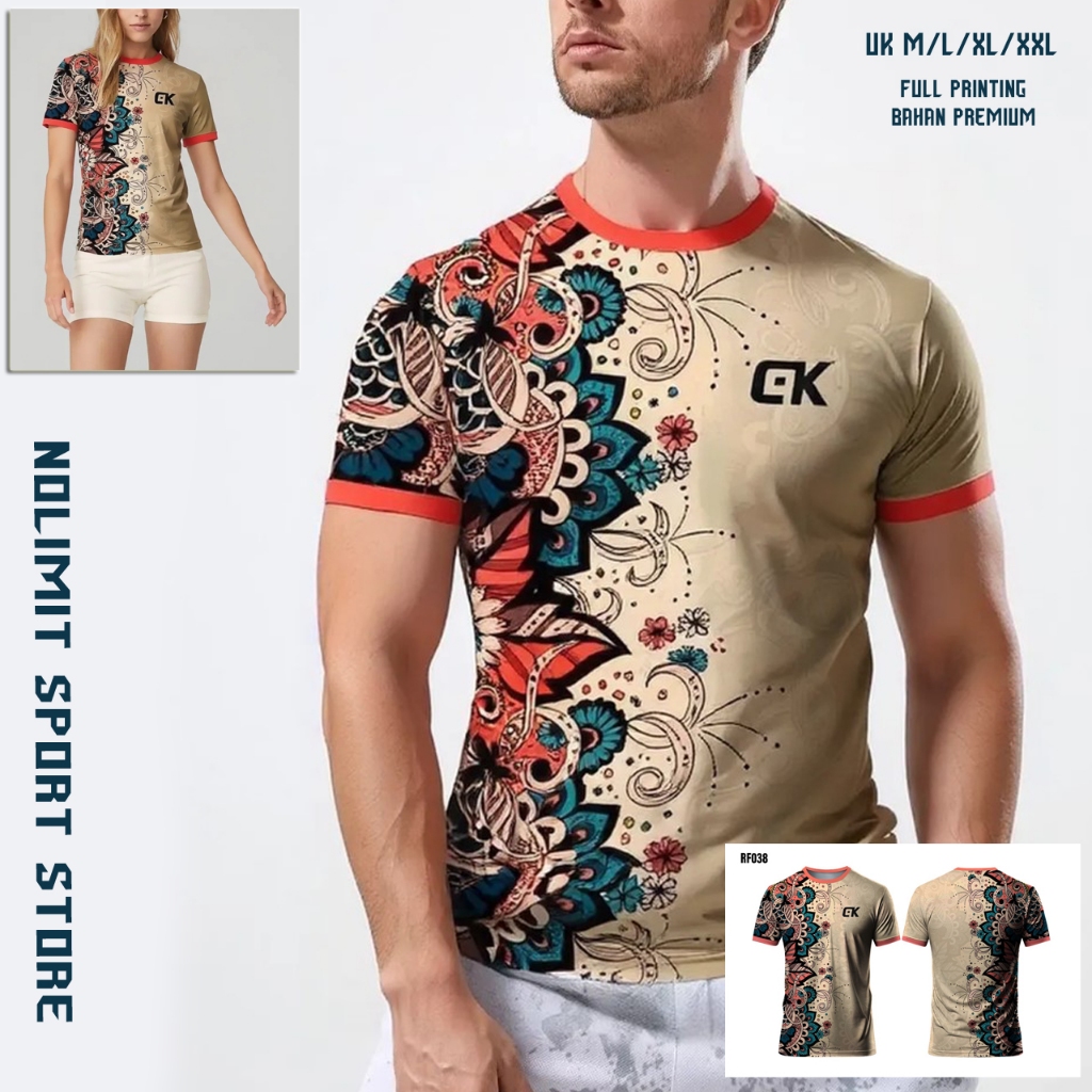 FULL PRINTING SPORTS T-SHIRT TRAINING JERSEY PRINTING