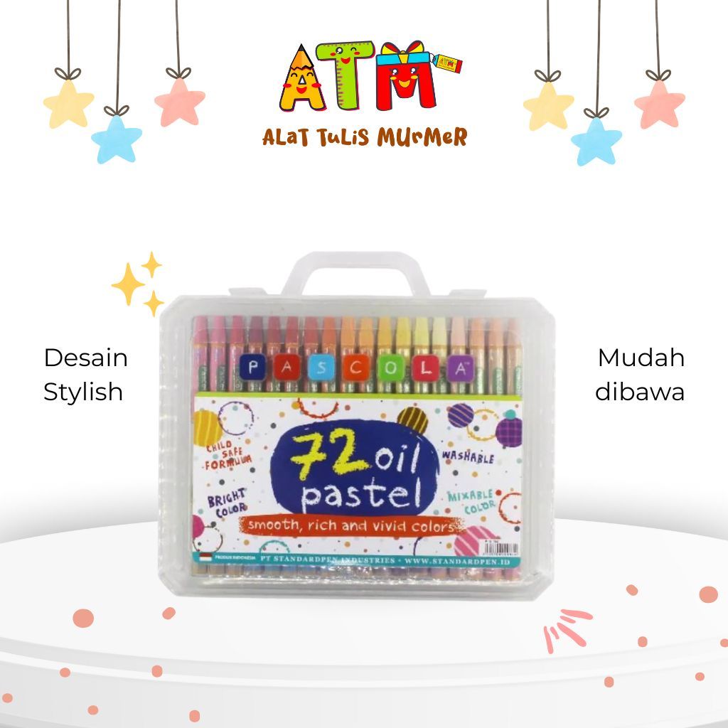 CRAYON/OIL PASTEL/GASCOLA OIL PASTEL 72 สี