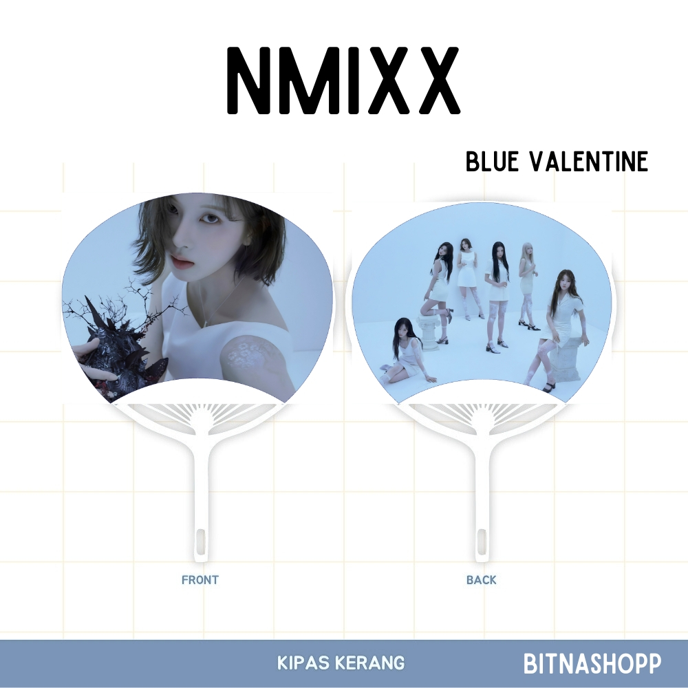 NMIXX BLUE VALENTINE SHELL UCHAIWA FAN IDOL KPOP UNOFFICIAL HAEWON JIWOO KYUJIN LILY