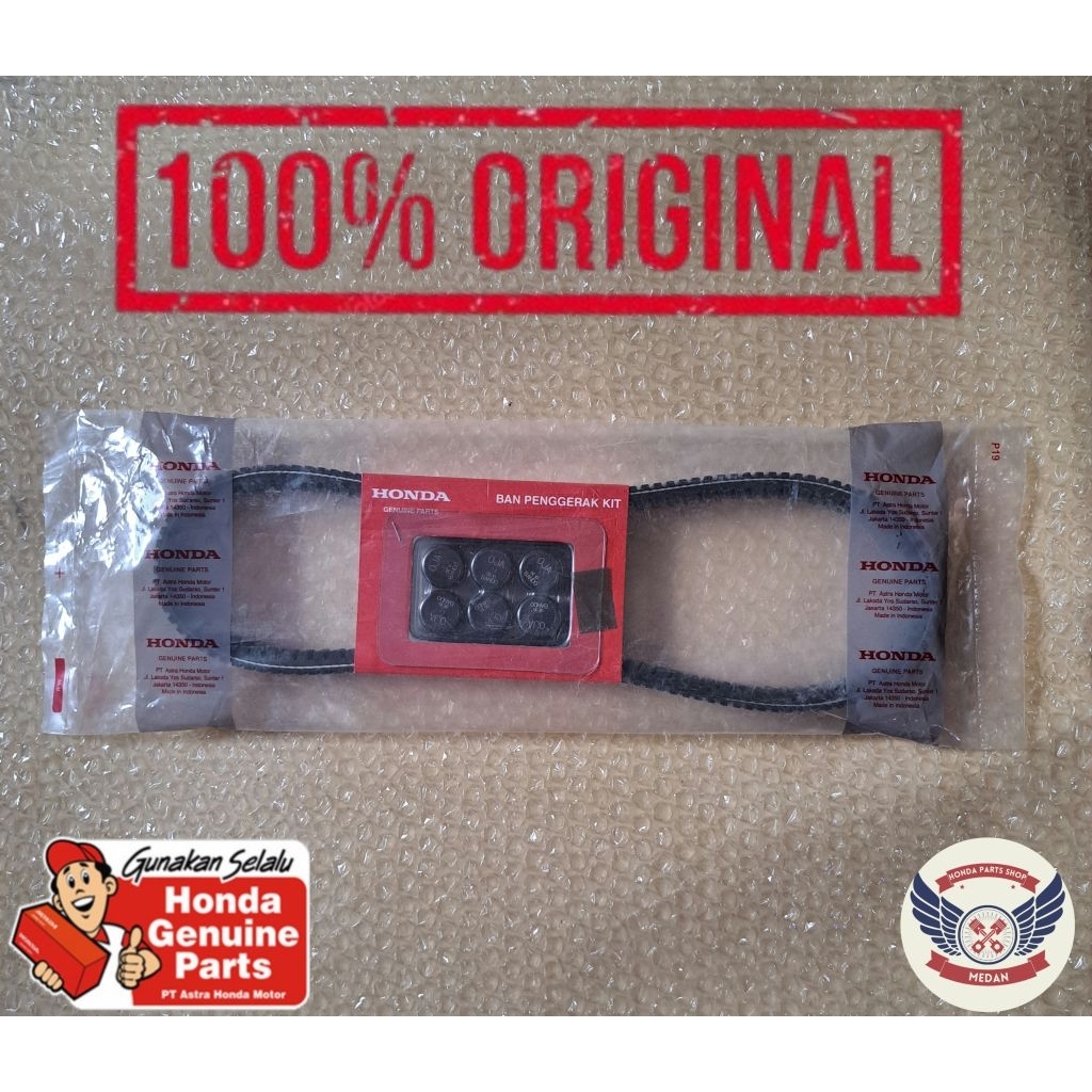 23100K0JBA0 เข็มขัด Van VBelt Belting Set Roller - BeAT Deluxe & BeAT Street Led K1A K1AL V1 V2, Sco