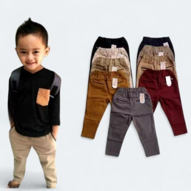 (6-12 MONTHS & 1-3 ปี) กางเกงชิโนเด็ก