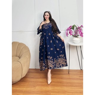 Daster 3d N Chibi modern jumbo ld 120-ld160 busui resleting kain rayon premium adem nyaman di pkai