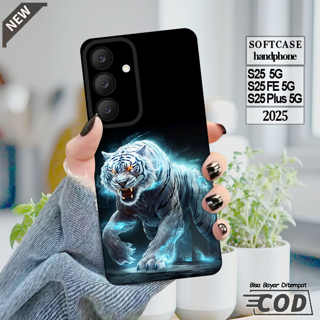 เคส Samsung S25 - Samsung S25 FE - Samsung S25 PLUS - Samsung S25 ULTRA _ เคสซิลิโคนสีดําใส