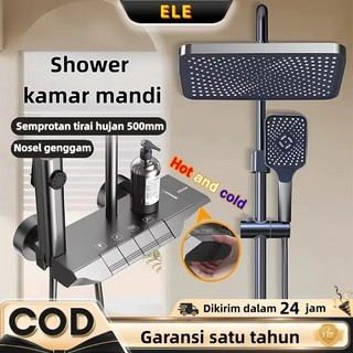 shower kamar mandi Set pancuran 5 in 1, set pancuran kamar mandi dengan tampilan digital dan suhu konstan, set pancuran kamar mandi 4 in 1