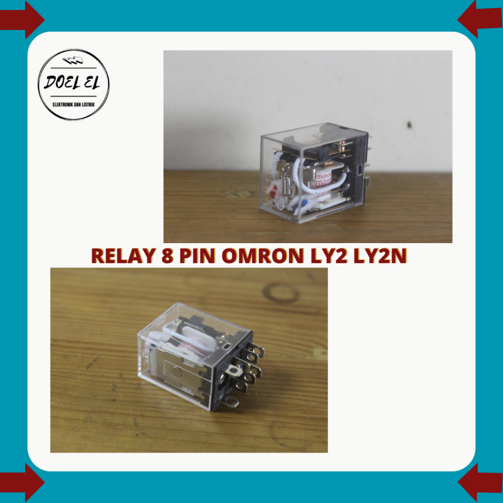 OMRON LY2 LY2N 8 PIN RELAY | OMRON RELAY 12V 24V 220V ออมรอนดั้งเดิม