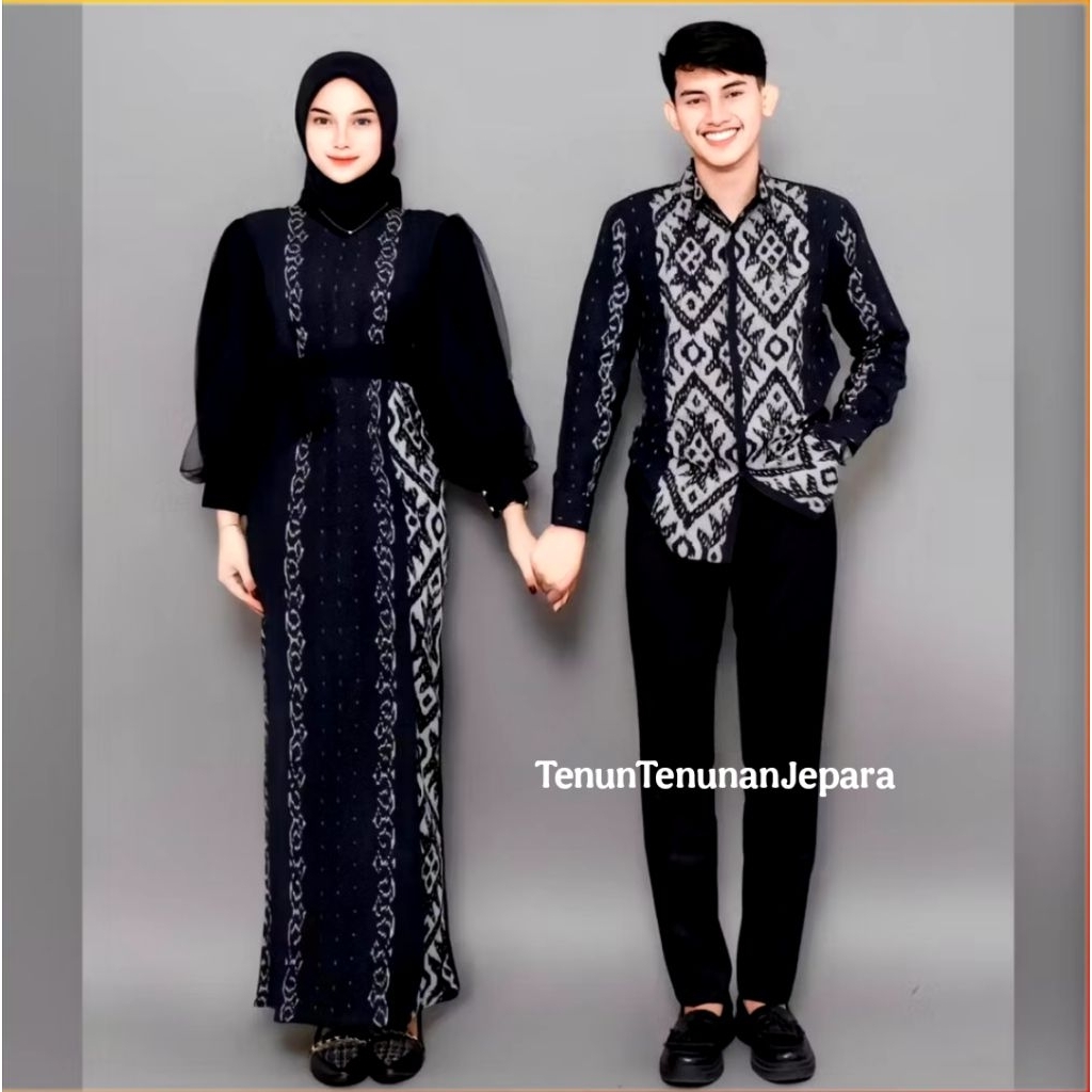 KEMEJA NEW PADMA BLACK COUPLE WOVEN DRESS และ VIRAL OUTFIT SHIRT TTJ