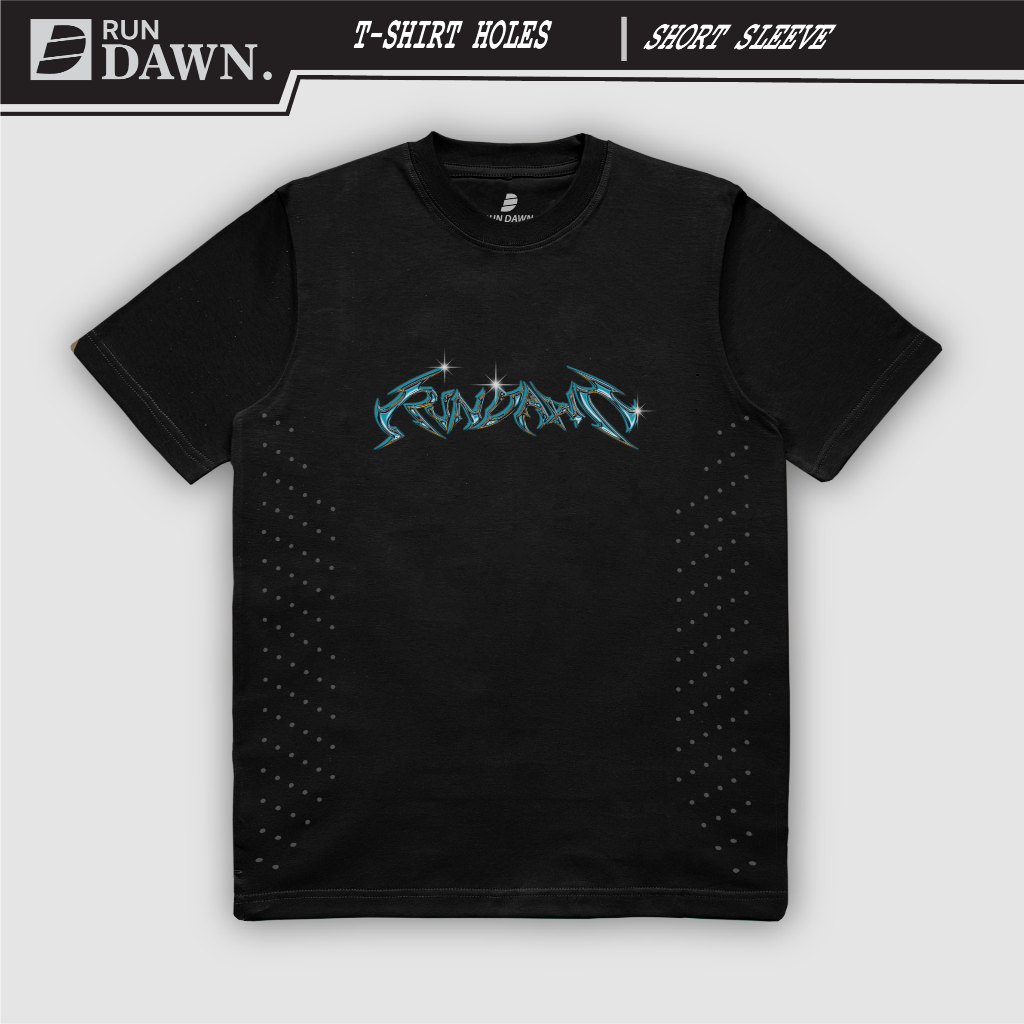 เสื้อยืด Rundawn Unisex Laser Holes – เสื้อยืดแขนสั้นสําหรับวิ่ง • IGNITE THE STREETS