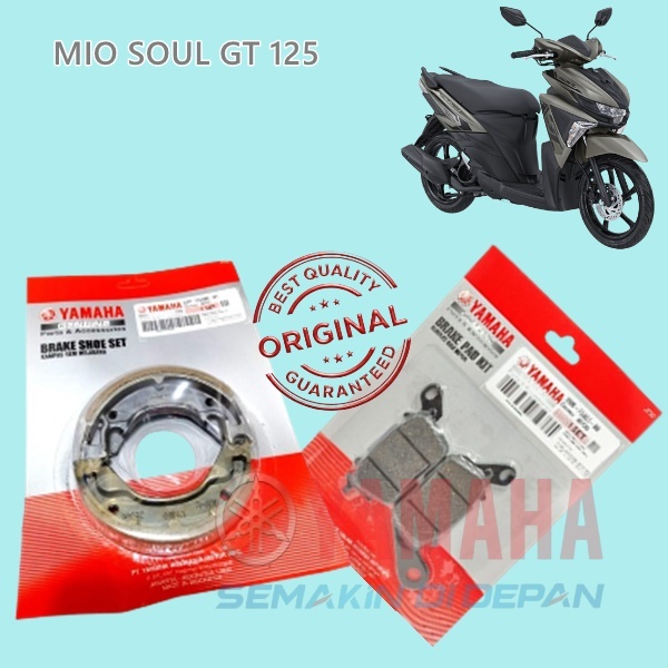 ผ้าเบรคหน้าและหลังเดิมสําหรับ Mio soul GT 125 / MIO 125