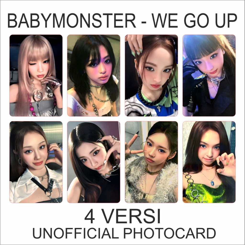 BABYMONSTER WE GO UP Aheon phrita aa rora photocard kpop