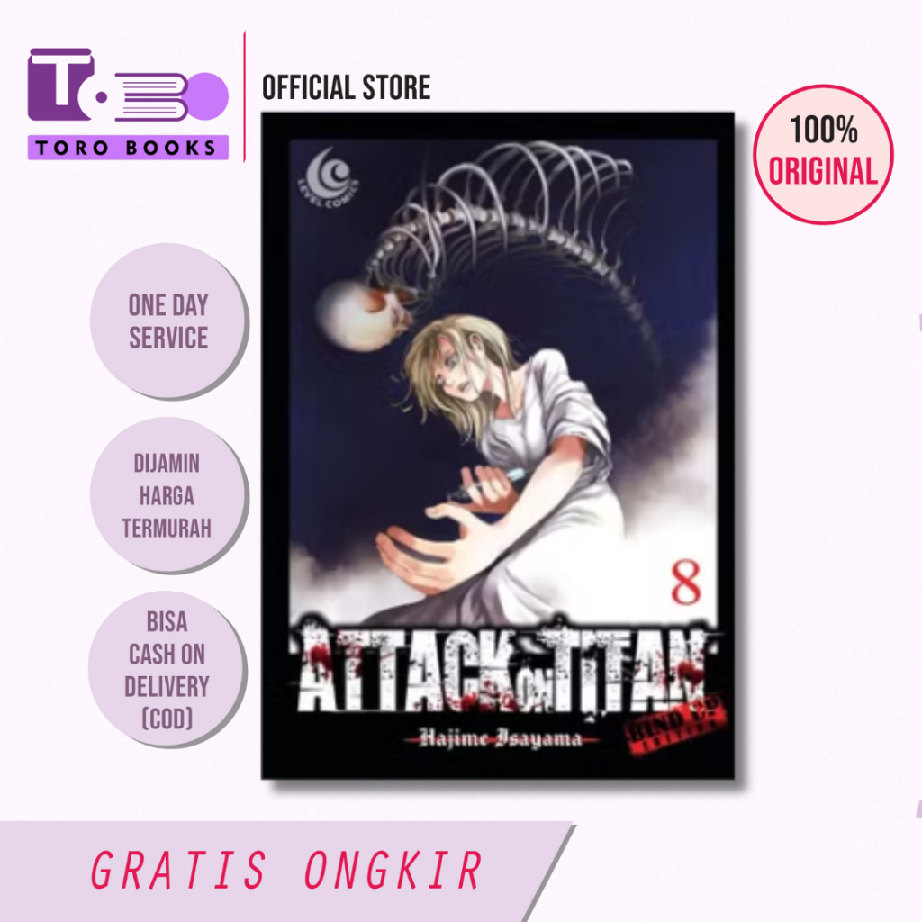 ระดับการ์ตูน: Attack on Titan Mind Up Edition 08 - Hajime Isayama